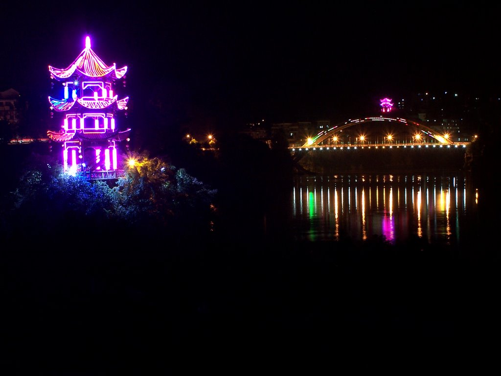 Tongren-Tongyan and Jinjiang Bridge(铜仁铜岩与锦江大桥) by luckeer