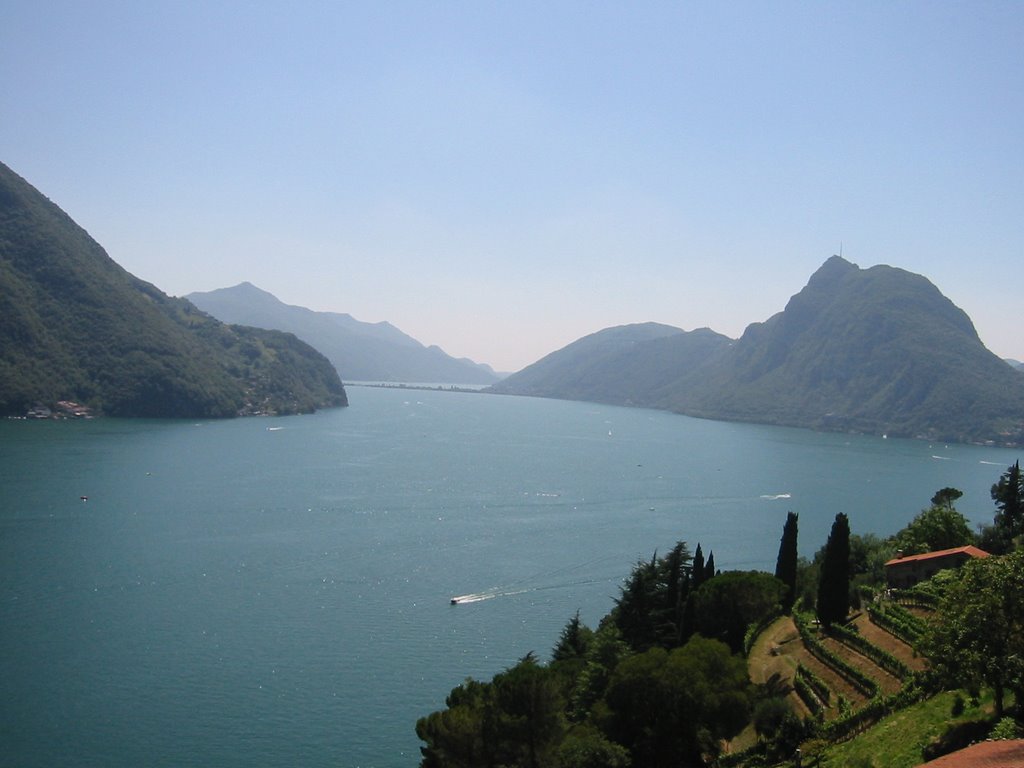 Lago di Lugano da Castagnola by dabe