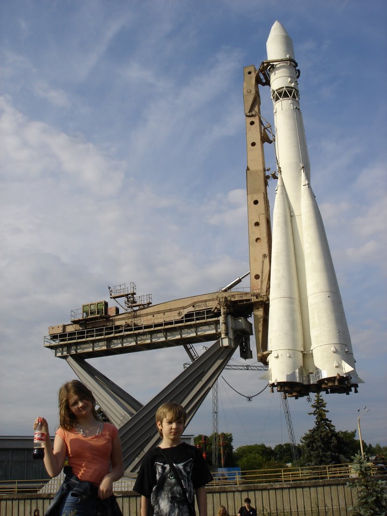 Moscow, Russian exhibition center, Gagarin's rocket by Alexey A. Shevchenko