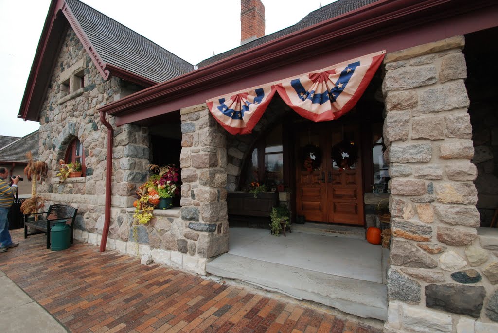 Standish, MI. Old Train Depot museum by joe kennedy