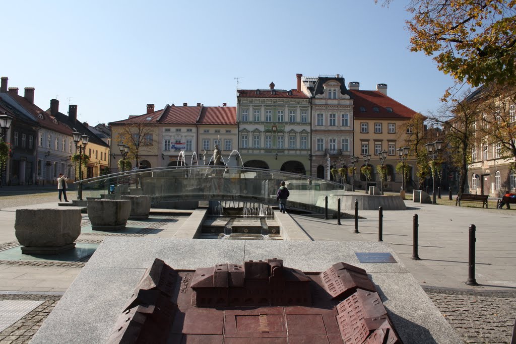 Old Town Square & Fountain by Daniel Bielecki