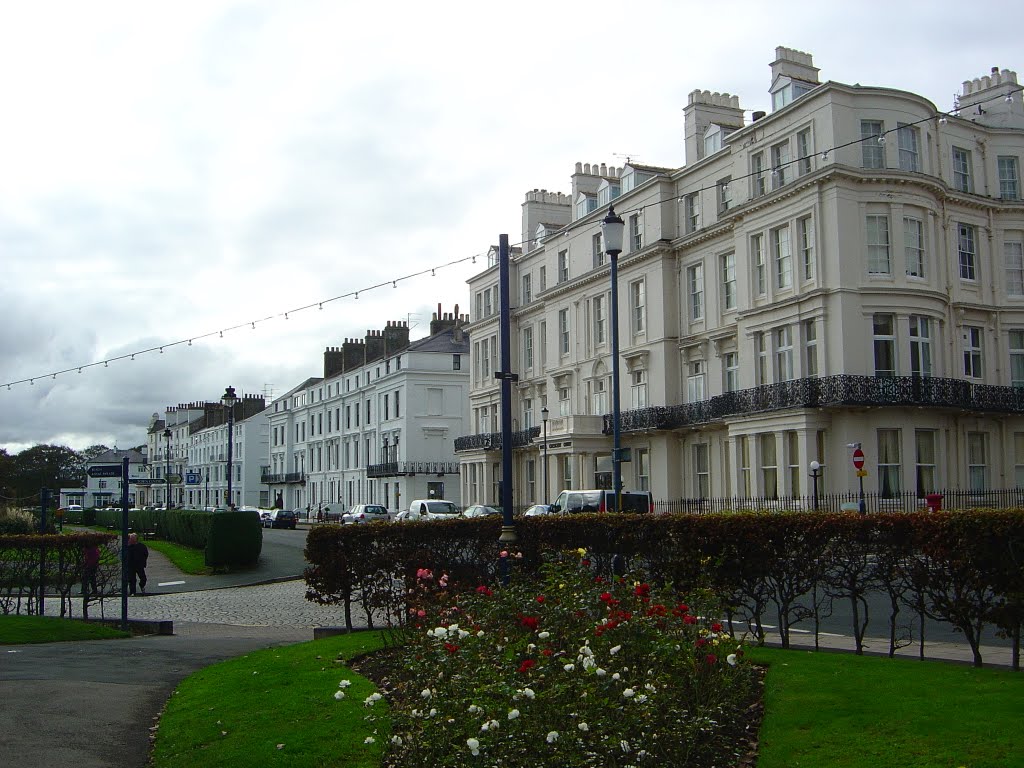 Filey, Crescent Gardens. by Leslie Johnson