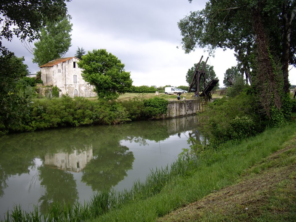 Arles pont Langlois dit Pont Van Gogh by Jacques Peyrelevade