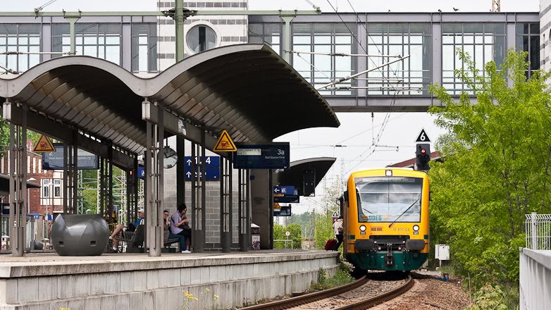 Bahnhof Fürstenwalde mit Odeg by stadtfotograf