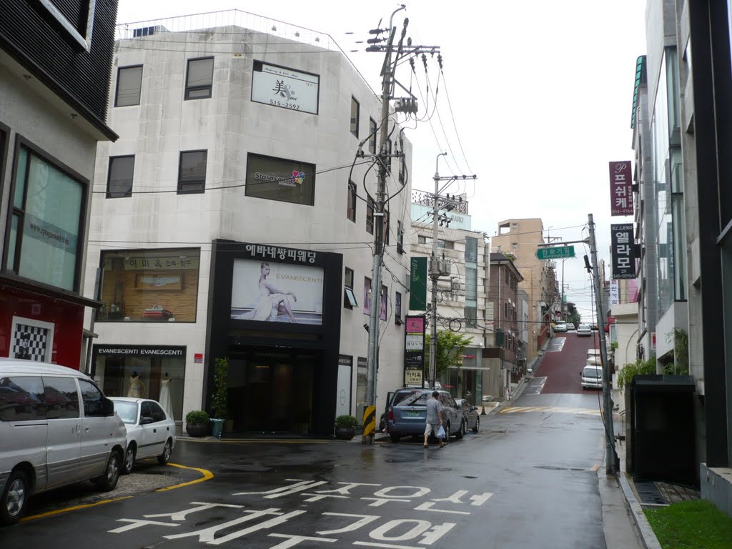 Main Street of Chungdam 청담동 거리 by plumgarden