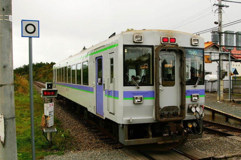 Furano train in Bibaushi by Robin Zhou