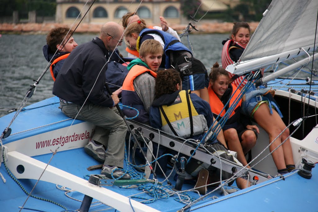 Garda Lake sailing by Unowen