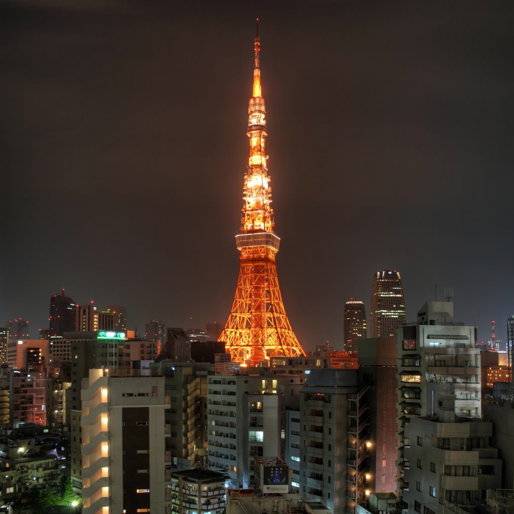 Tokyo Tower, south side (287) by www.tokyoform.com