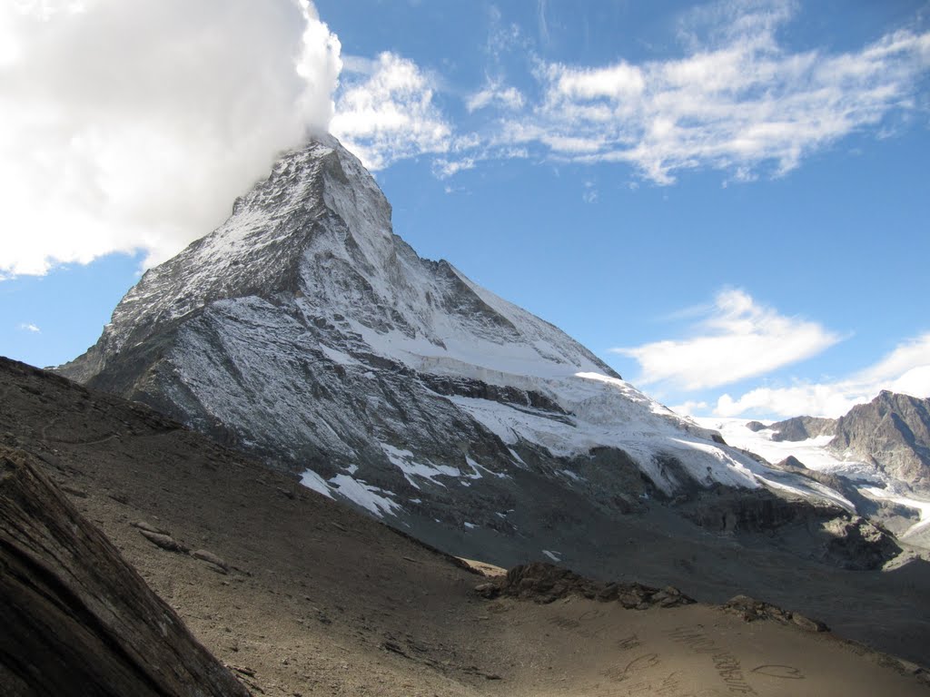 Switzerland, The North face Glacier of Matterhorn alt 4478 m , Ghiacciao del Cervino versante svizzero by ad vitam et terrae nobilis