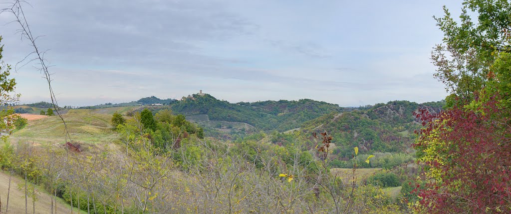 Vista verso Stefanago dalla provinciale nei pressi di Gravanago by Terensky