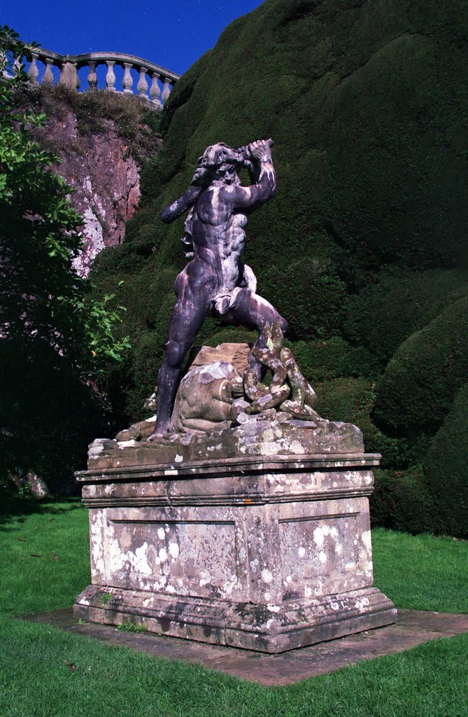 Statue at Powis Castle by Jeff Buck