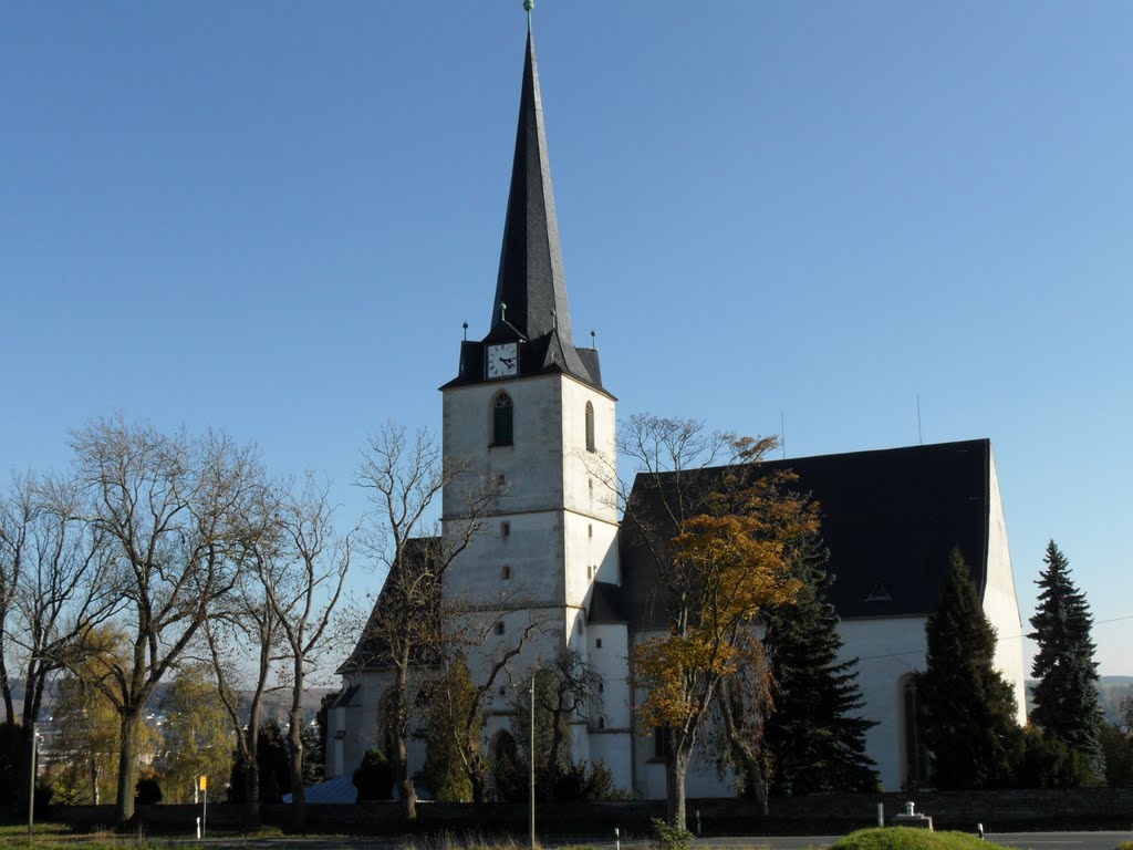 Die Bergkirche St. Marien in Schleiz by Uwe Klimpke