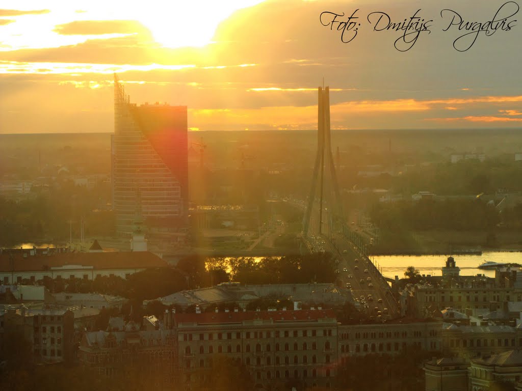 Riga Sunset by Dmitrijs Purgalvis