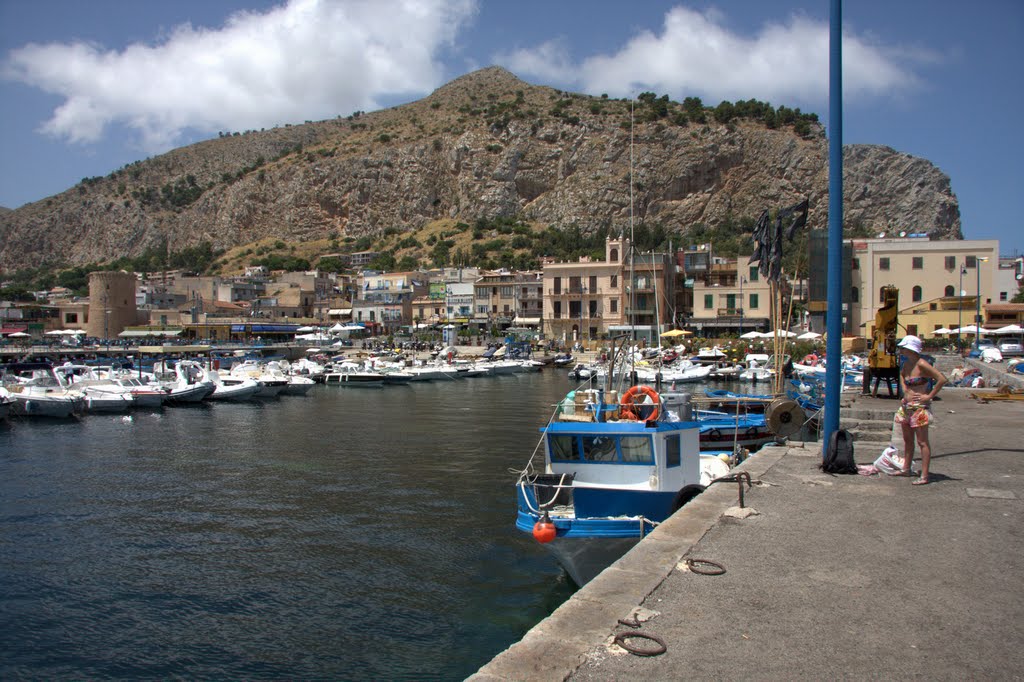 Mondello Harbour by Dave Ninnim