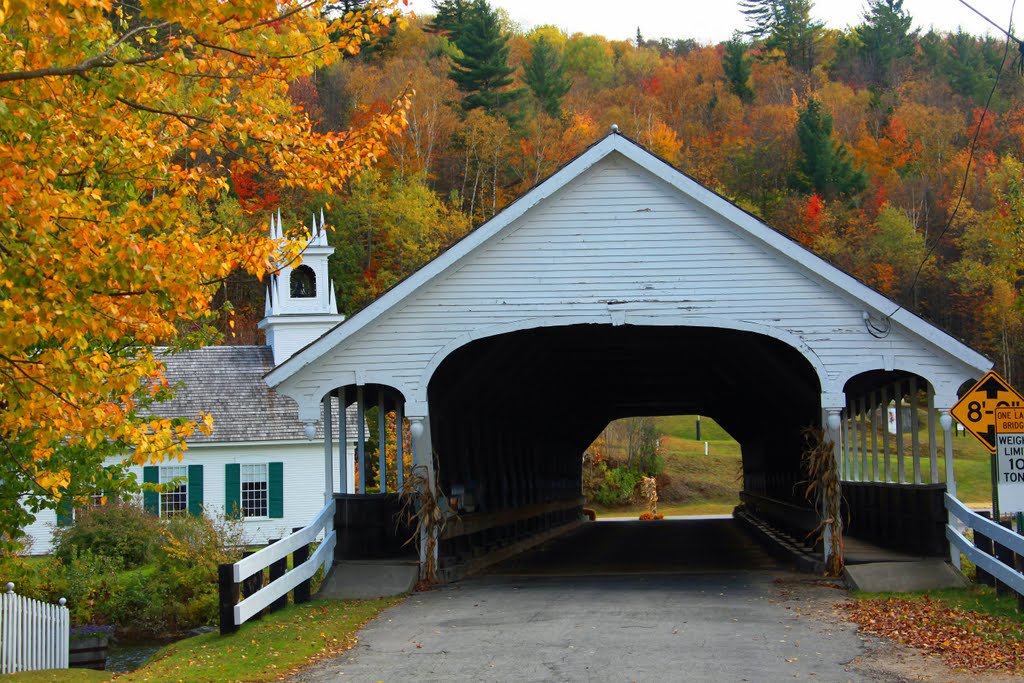 Stark Covered Bridge by serenepath