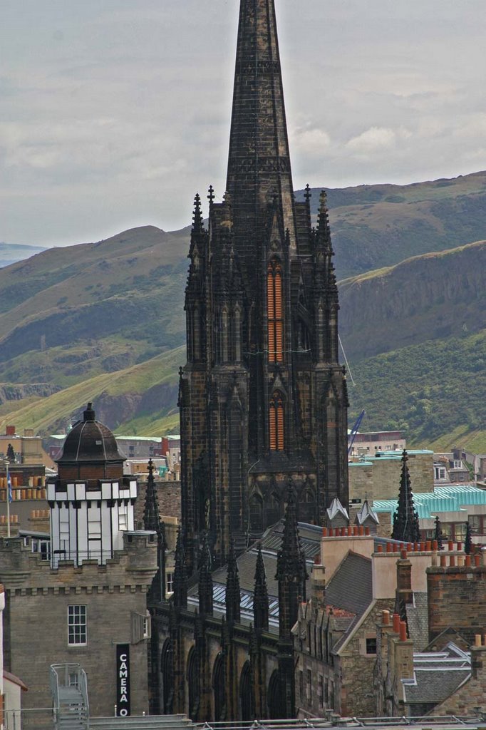 Camera Obscura & The Hub from the Castle by Michel P. Lalonde