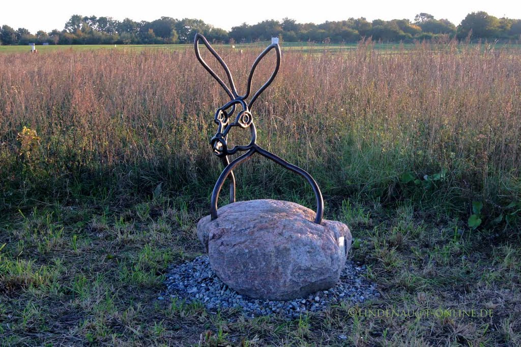 Der Hase - Sitz-Kunst von Guillermo Steinbrüggen by Ralf Lindenau