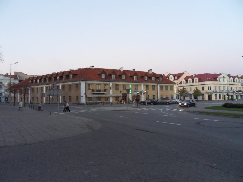 Włocławek: Plac Wolności, Hotel Zajad Polski by 3ddk