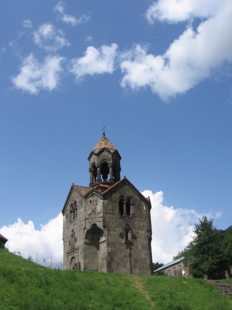 Bell tower in Haghpat monastry by Hakob Markosyan