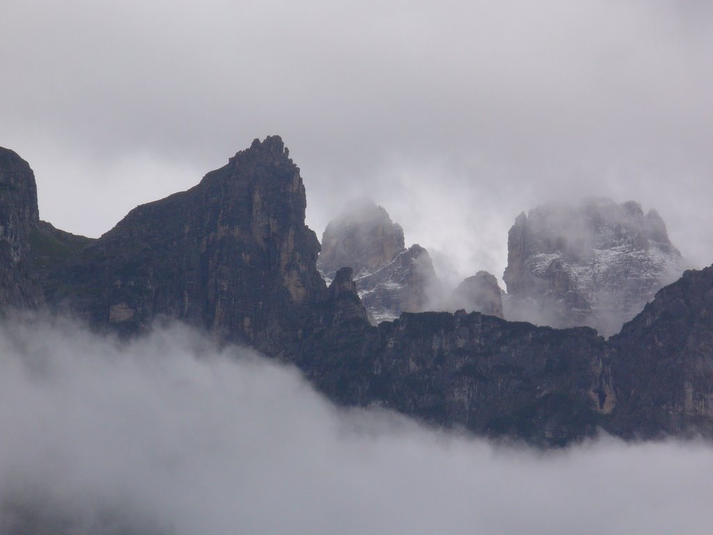 Neve in agosto vicino a Molveno by Cazzuel