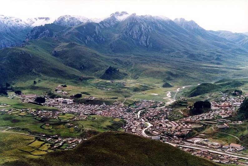 Bird view of Langmusi（朗木寺鸟瞰 2003年秋） by farmergao