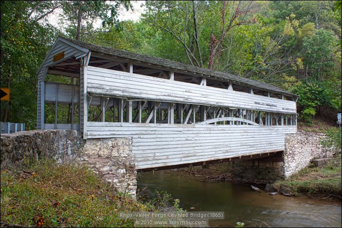 Knox-Valley Forge Covered Bridge (1865) - hdr 01 by Andrew Seymour