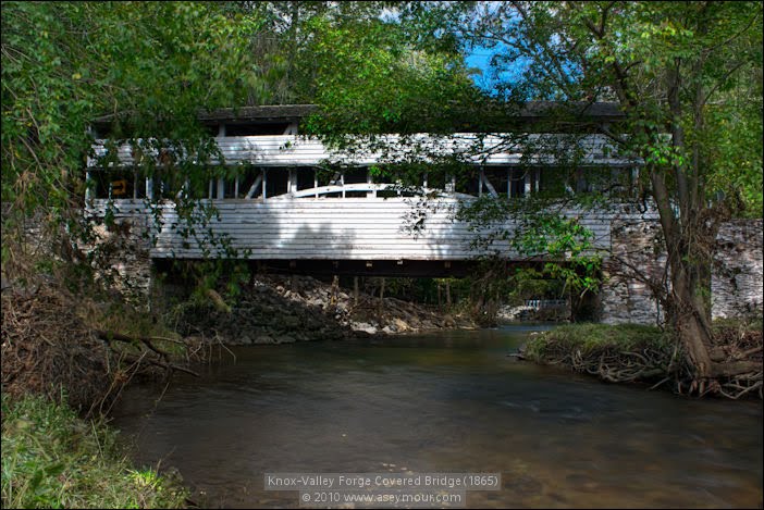 Knox-Valley Forge Covered Bridge (1865) - hdr 02 by Andrew Seymour