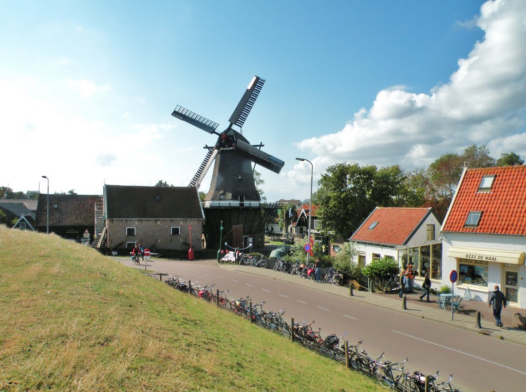 Oudeschild, molen De Traanroeier, rijksmonument nr. 35157 (© wfmw) by © wfmw