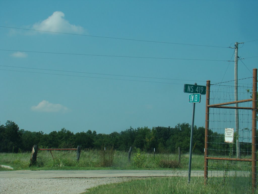 Intersection of Roads NS419 & EW13 by FAST GIRL (KRISTY FOX)