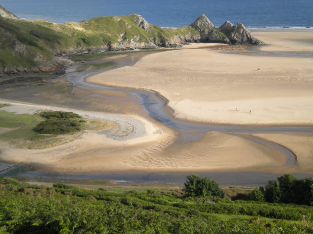 Three Cliffs Bay, Gower by David Owen