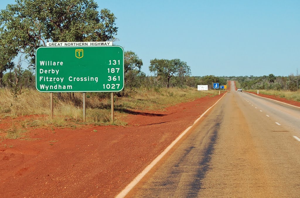 Road Sign Gt Northern Hwy by Marcello Pennacchio