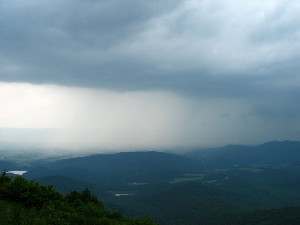 Storm approaching, Jewell Hollow Overlook by rootboy