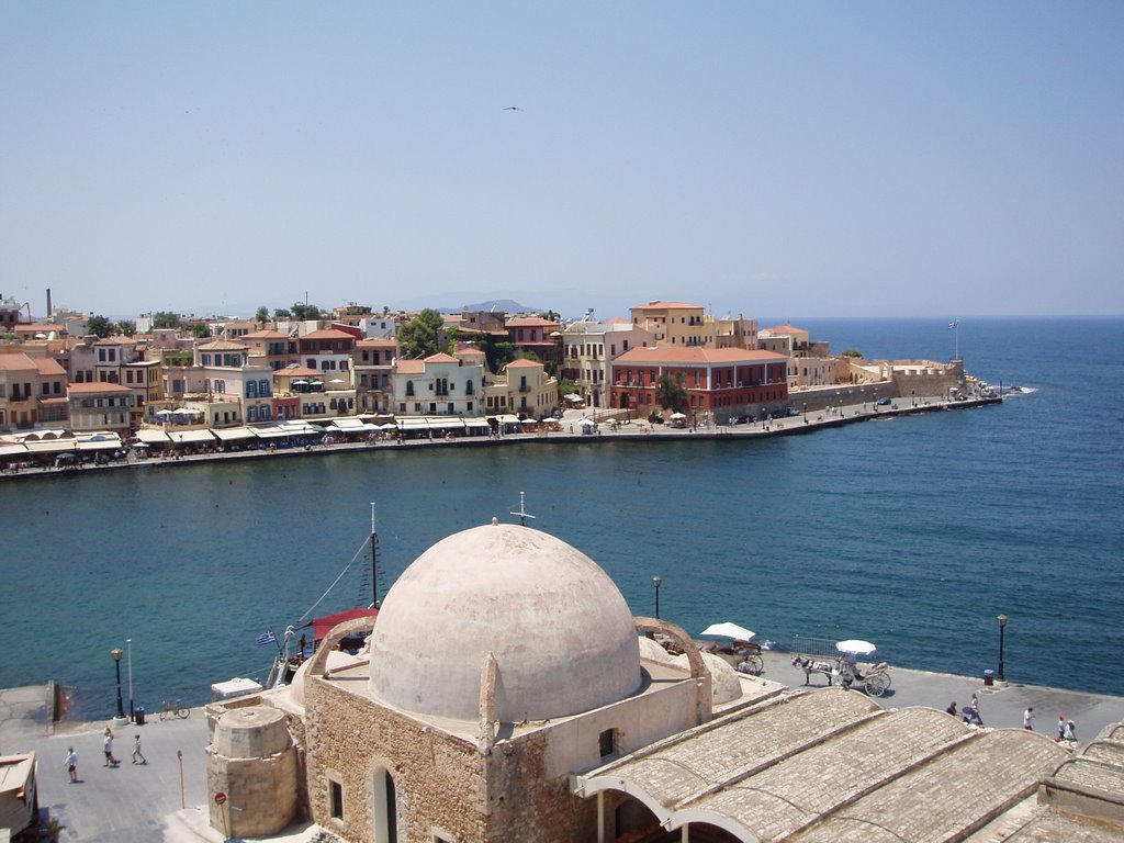 Chania harbour - Crete by DeCrequi