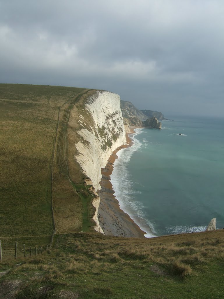 Durdle Door from Bat's Head by PhileasFrogg