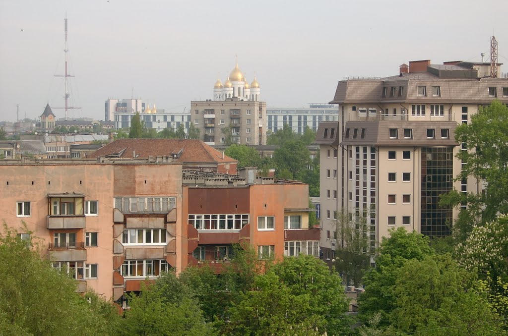 Ausblick vom Hotel Kaliningrad, 7. Etage, Rückseite, Mai 2010 by Bamboo2010