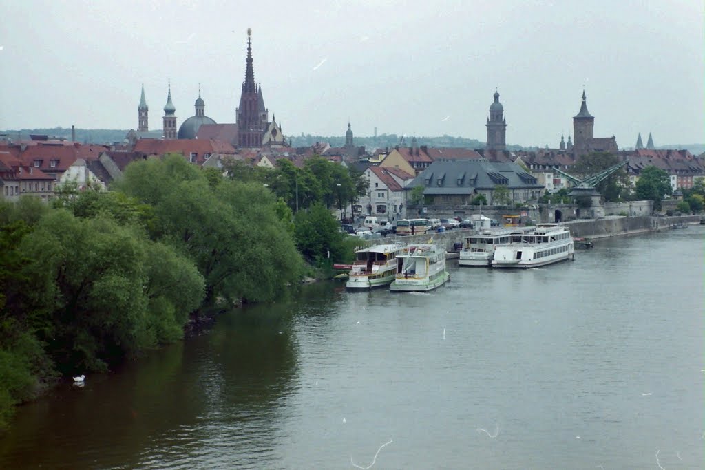 Anchorege of Wurzburg from the bridg by Keiji