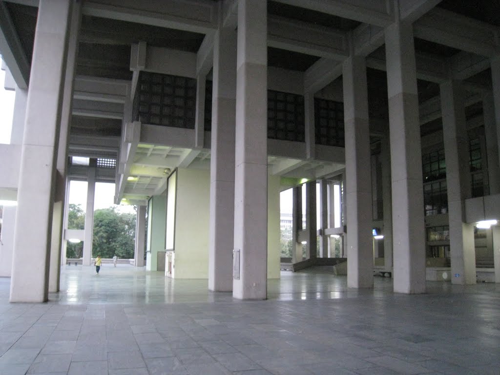 Inside the main building of the cultural center by Peter Lee