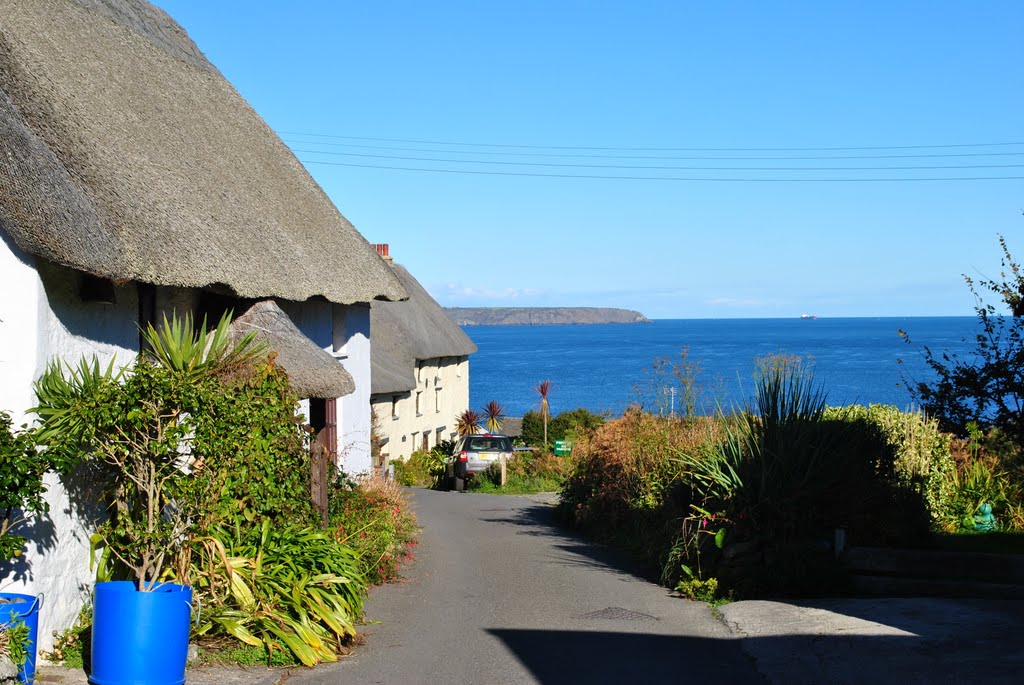 Cottages Church Cove The Lizard by cornish cowboy