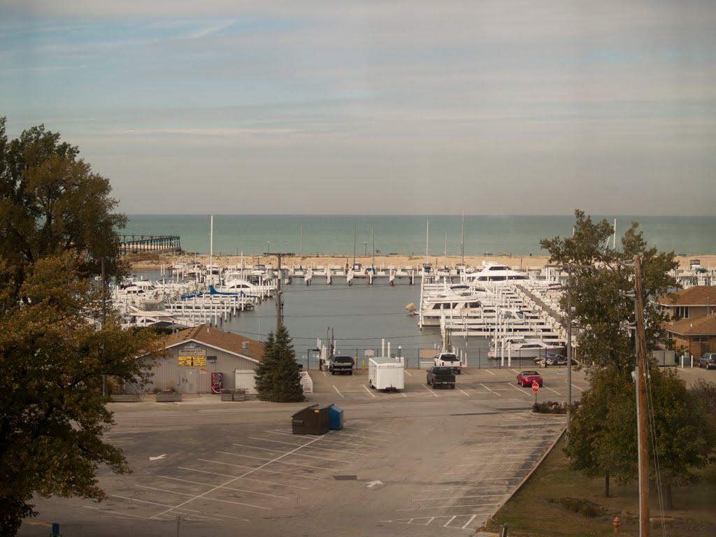 The Michigan City Marina by Desislav Iliev