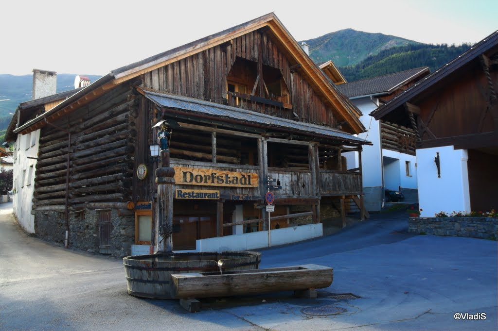 Dorfstadl in Fiss, Tirol by Rene-gad