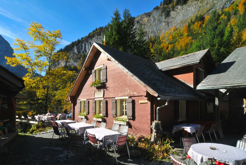 Schweiz, Engelberg: Restaurant "Alpenrösli" by Klaus Rommel