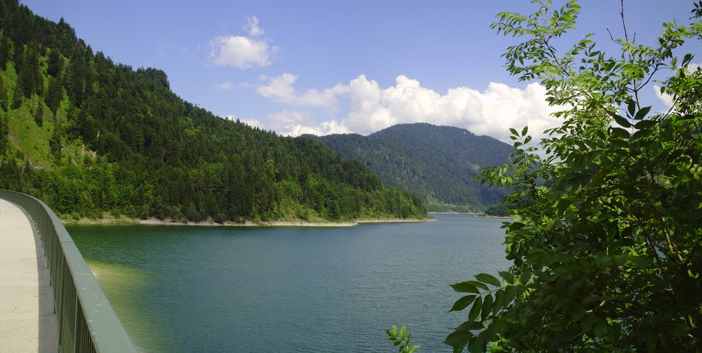 Sylvensteinsee(Blauer Teil) by Klaus Danehl