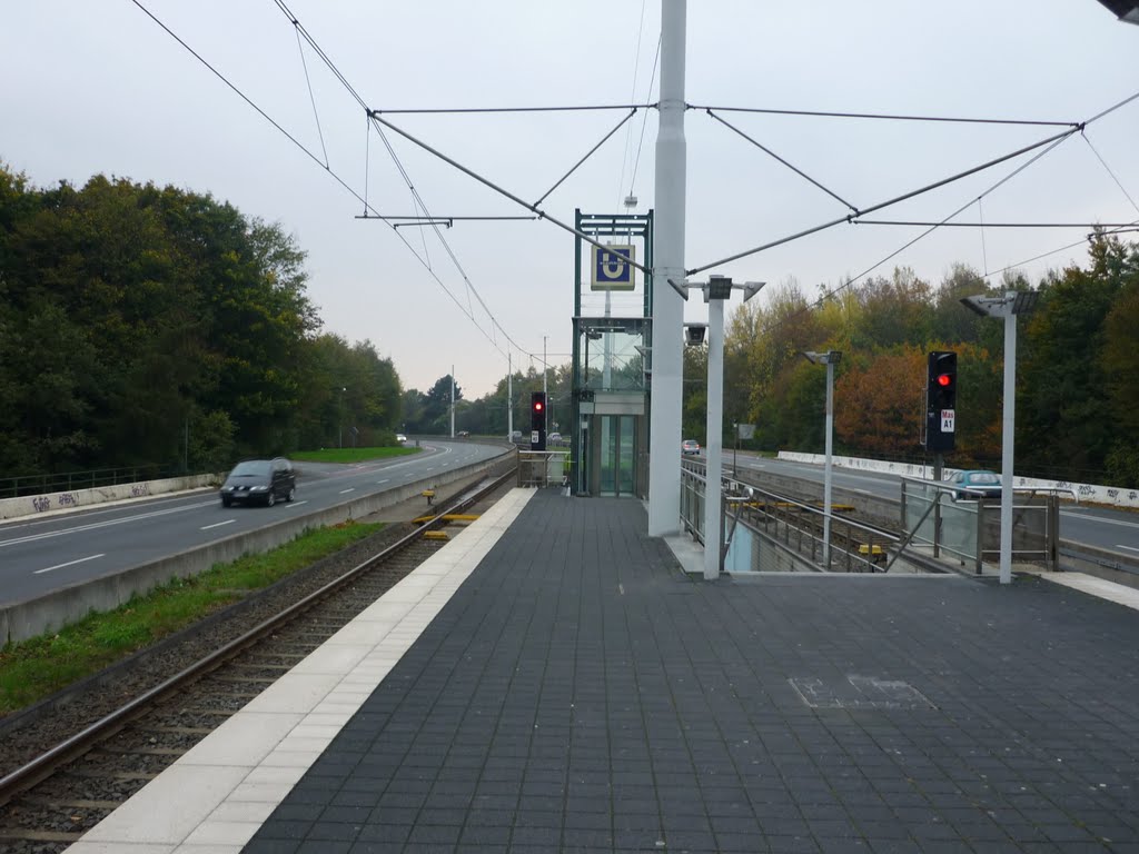 Straßenbahnhaltestelle "Markstraße" (Bochum-Wiemelhausen) / 17.10.2010 by Iceman93 / NO VIEWS!!!