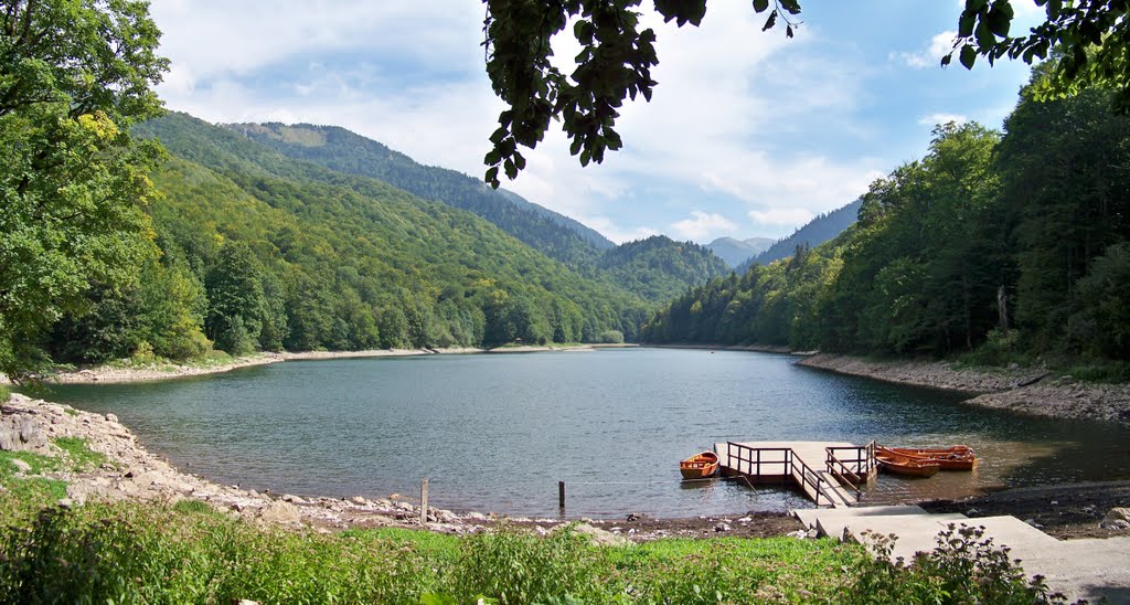 Biogradsko jezero - łódki czekają na chętnych by Rafał