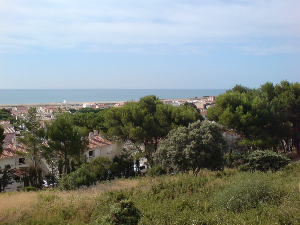 St Pierre la mer, vue de la colline by Stéphane 87