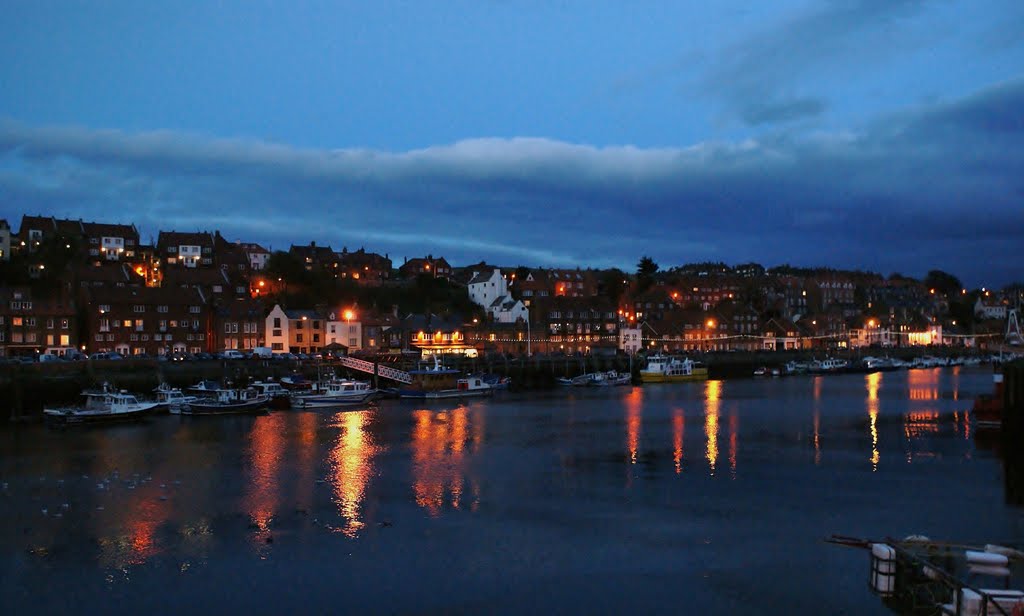 Not quite nightfall at Whitby by Neil Grimwood