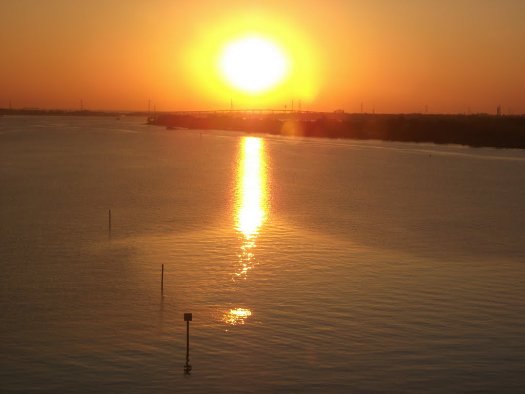 Sunrise on Clear Lake, October 2010 by Greg Polaski