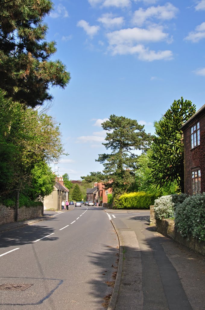 Main Street,Ticknall Village by Rod Johnson