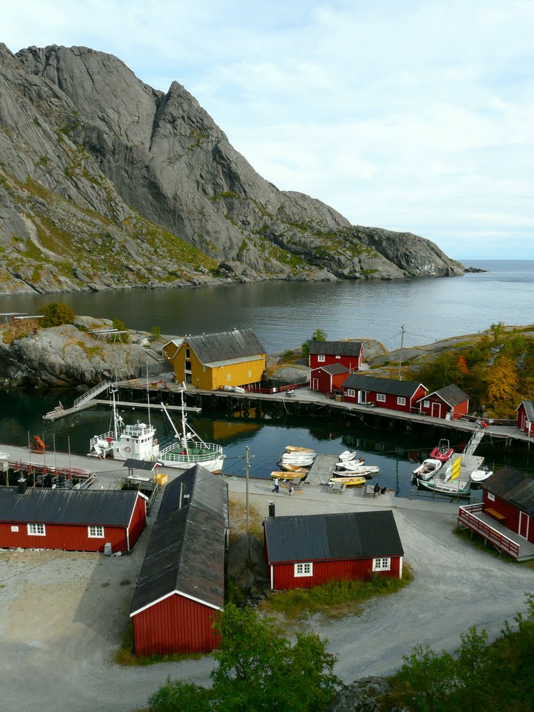 Nusfiord -<Lofoten island by Giuseppe Venini