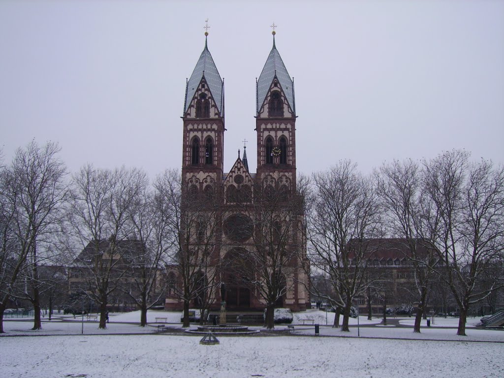 Herz Jesu Kirche in Freiburg, Germany by Manolis Chavakis